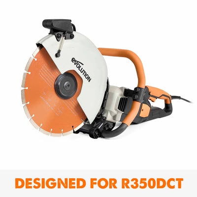Disc Premium diamantat segmentat multifunctional, pentru masinile de taiat, Ø350 x 22.2 mm