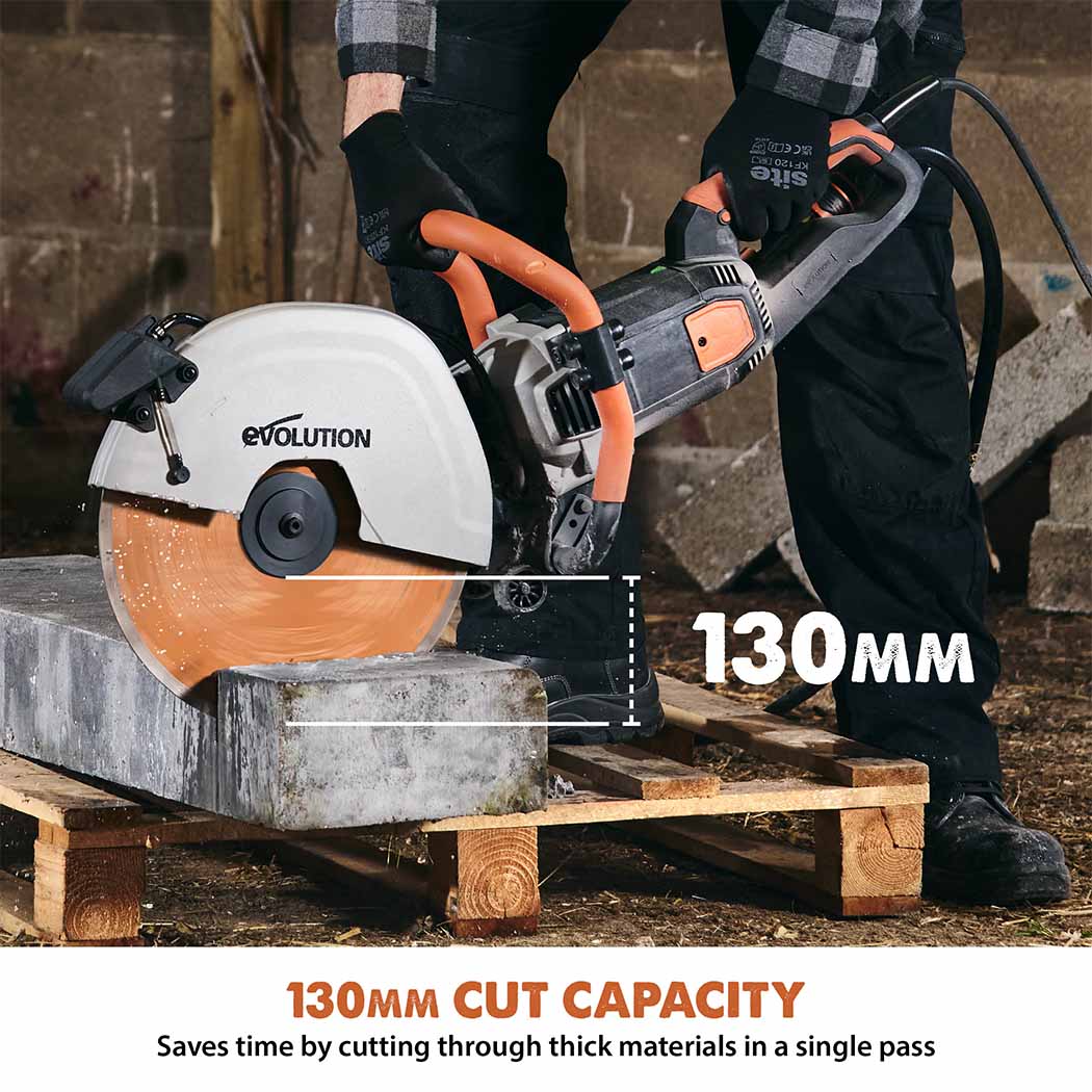 Disc Premium diamantat segmentat multifunctional, pentru masinile de taiat, Ø350 x 22.2 mm