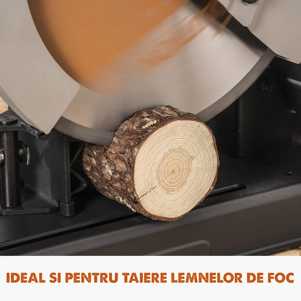 Pachet fierastrau debitat Evolution R355CPS + disc multi-materiale + disc lemn