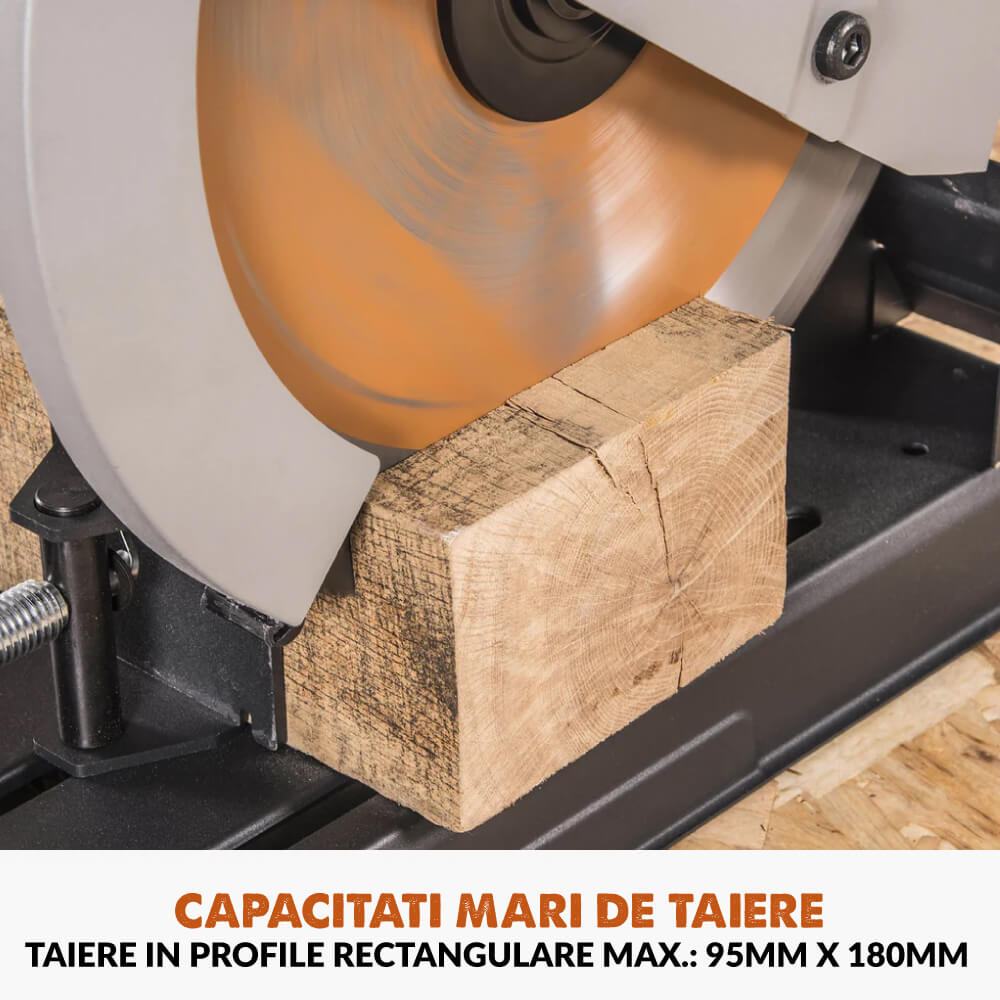 Pachet fierastrau debitat Evolution R355CPS + disc multi-materiale + disc lemn