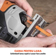 Fierastrau pendular pe acumulator Evolution R90JGS-Li 18V Li-Ion EXT (fara baterie) cu panze multimaterial