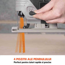 Fierastrau pendular pe acumulator Evolution R90JGS-Li 18V Li-Ion EXT (fara baterie) cu panze multimaterial