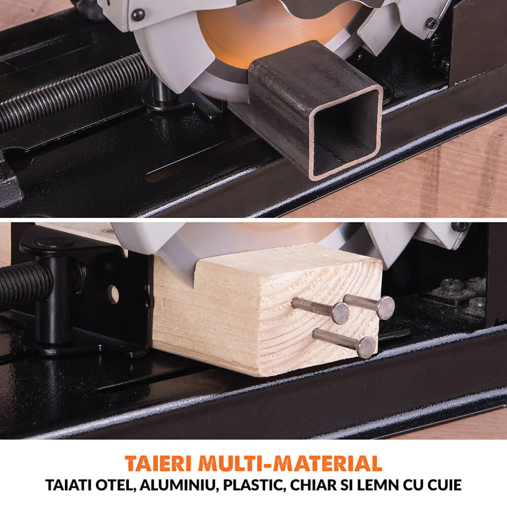 Fierastrau circular Evolution RAGE4 cu disc de taiere multi-materiale de 185 mm
