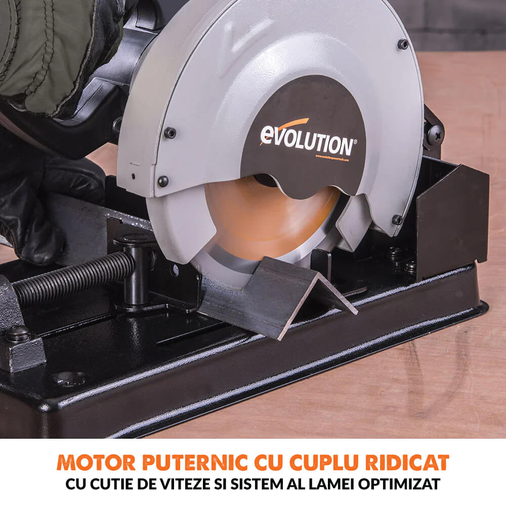 Fierastrau circular Evolution RAGE4 cu disc de taiere multi-materiale de 185 mm