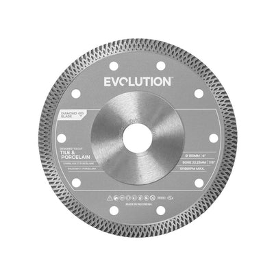 Disc diamantat de 150 mm pentru gresie portelanata si placi ceramice, alezaj de 22,2 mm