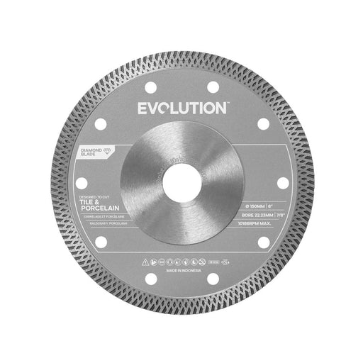 Disc diamantat de 150 mm pentru gresie portelanata si placi ceramice, alezaj de 22,2 mm