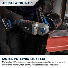 Masina de satinat 120mm cu acumulator Evolution S120SCT-Li, 2 perii incluse