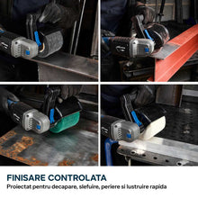 Masina de satinat 120mm cu acumulator Evolution S120SCT-Li, 2 perii incluse
