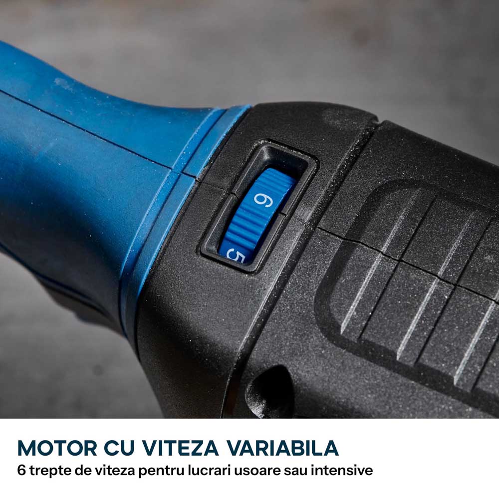 Masina de satinat 120mm cu acumulator Evolution S120SCT-Li, 2 perii incluse