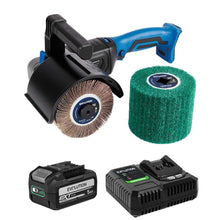 Masina de satinat 120mm cu acumulator Evolution S120SCT-Li, 2 perii incluse