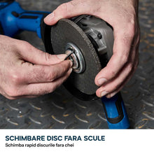 Polizor unghiular cu acumulator 125mm Evolution S125AGR-Li, motor fara perii 18V (fara panza)
