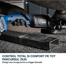 Polizor unghiular cu acumulator 125mm Evolution S125AGR-Li, motor fara perii 18V (fara panza)