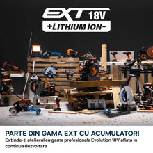Fierastrau circular cu acumulator pentru metal Evolution S165CCS-Li cu disc TCT subtire 16mm