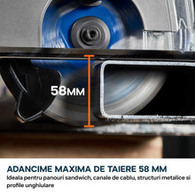 Fierastrau circular cu acumulator pentru metal Evolution S165CCS-Li cu disc TCT subtire 16mm
