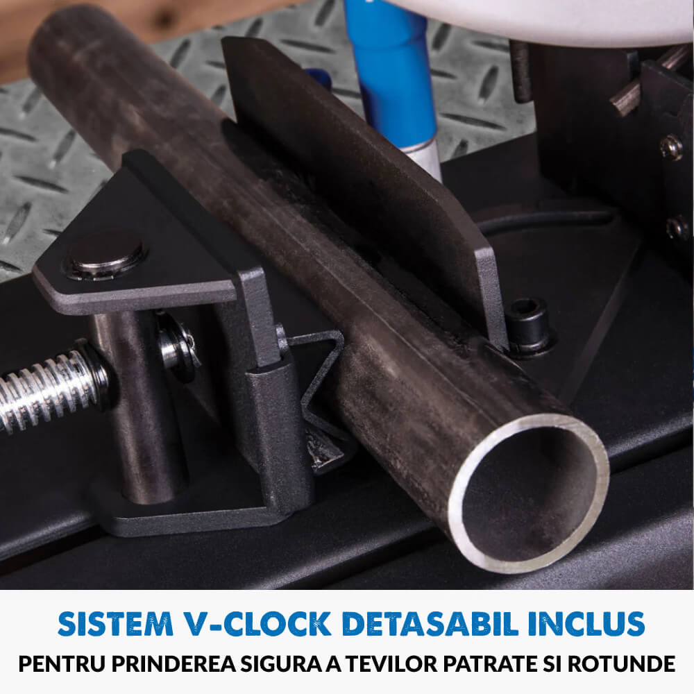 Fierastrau debitat metale Evolution S355CPS cu disc de taiere 355mm pentru otel