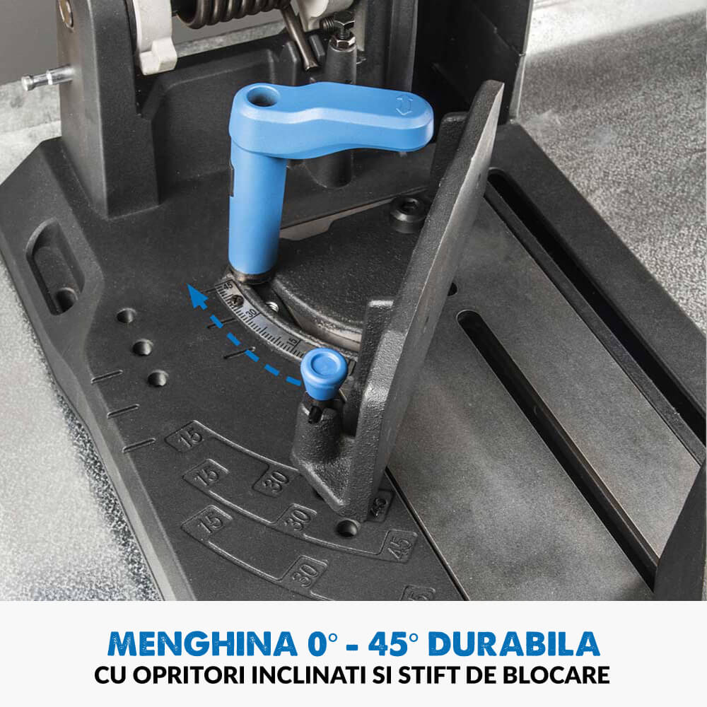 Fierastrau debitat metale Evolution S355CPS cu disc de taiere 355mm pentru otel