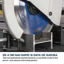 Fierastrau de debitat metal Evolution S355CPSL cu disc TCT 355mm pentru otel moale