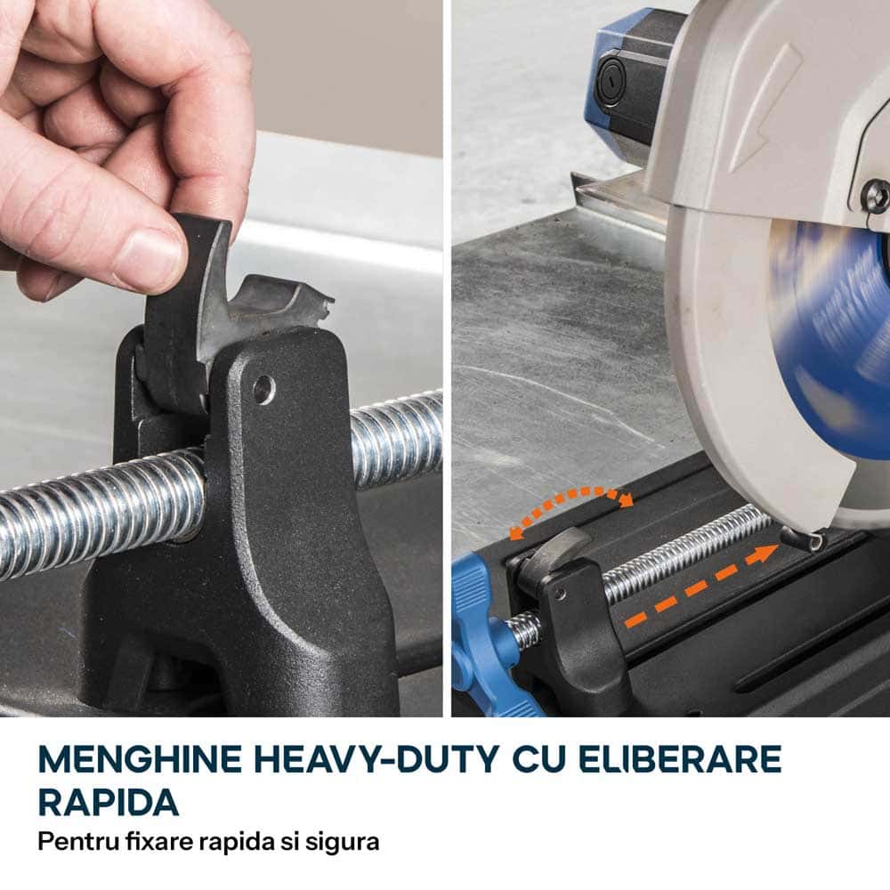 Fierastrau de debitat metal Evolution S355CPSL cu disc TCT 355mm pentru otel moale
