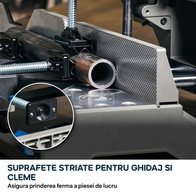 Fierastrau de debitat metal cu functie de taiere in unghi Evolution S355MCS-G2, echipat cu disc 355mm EVOMAX Cermet Long-Life 80T, tehnologie inteligenta a motorului si ghidaj Shadowline
