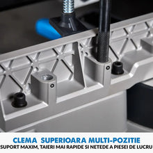 Pachet fierastrau circular stationar debitator de metal Evolution S355MCS cu disc de taiere de 355mm 2200W + suport