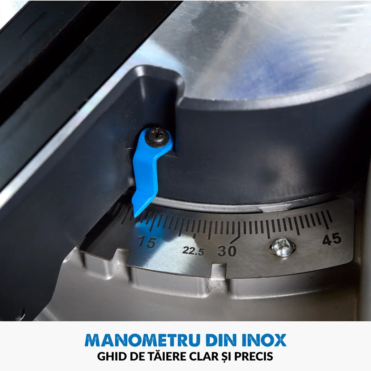 Pachet fierastrau circular stationar debitator de metal Evolution S355MCS cu disc de taiere de 355mm 2200W + suport