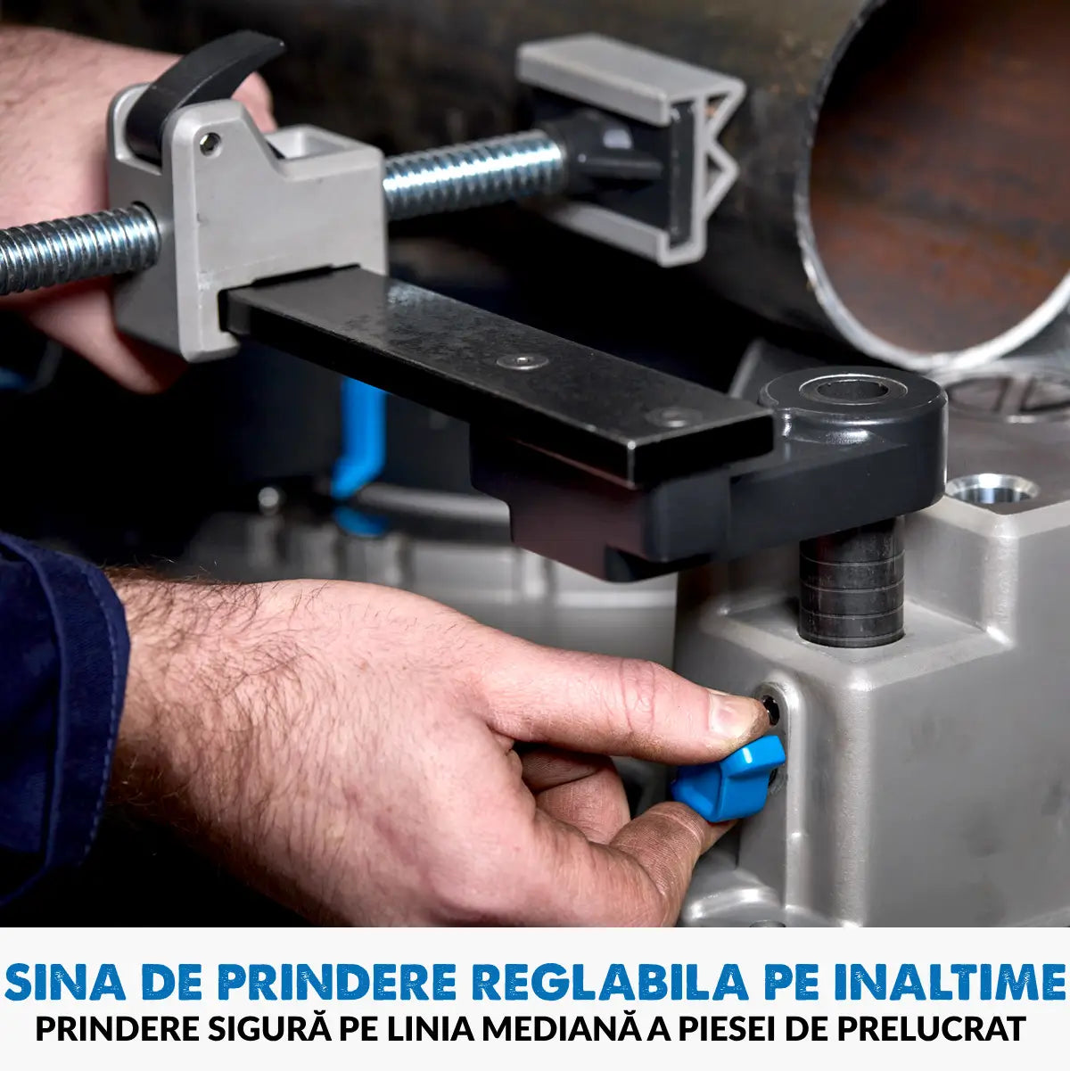 Pachet fierastrau circular stationar debitator de metal Evolution S355MCS cu disc de taiere de 355mm 2200W + suport