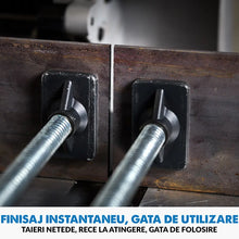 Pachet fierastrau circular stationar debitator de metal Evolution S355MCS cu disc de taiere de 355mm 2200W + suport