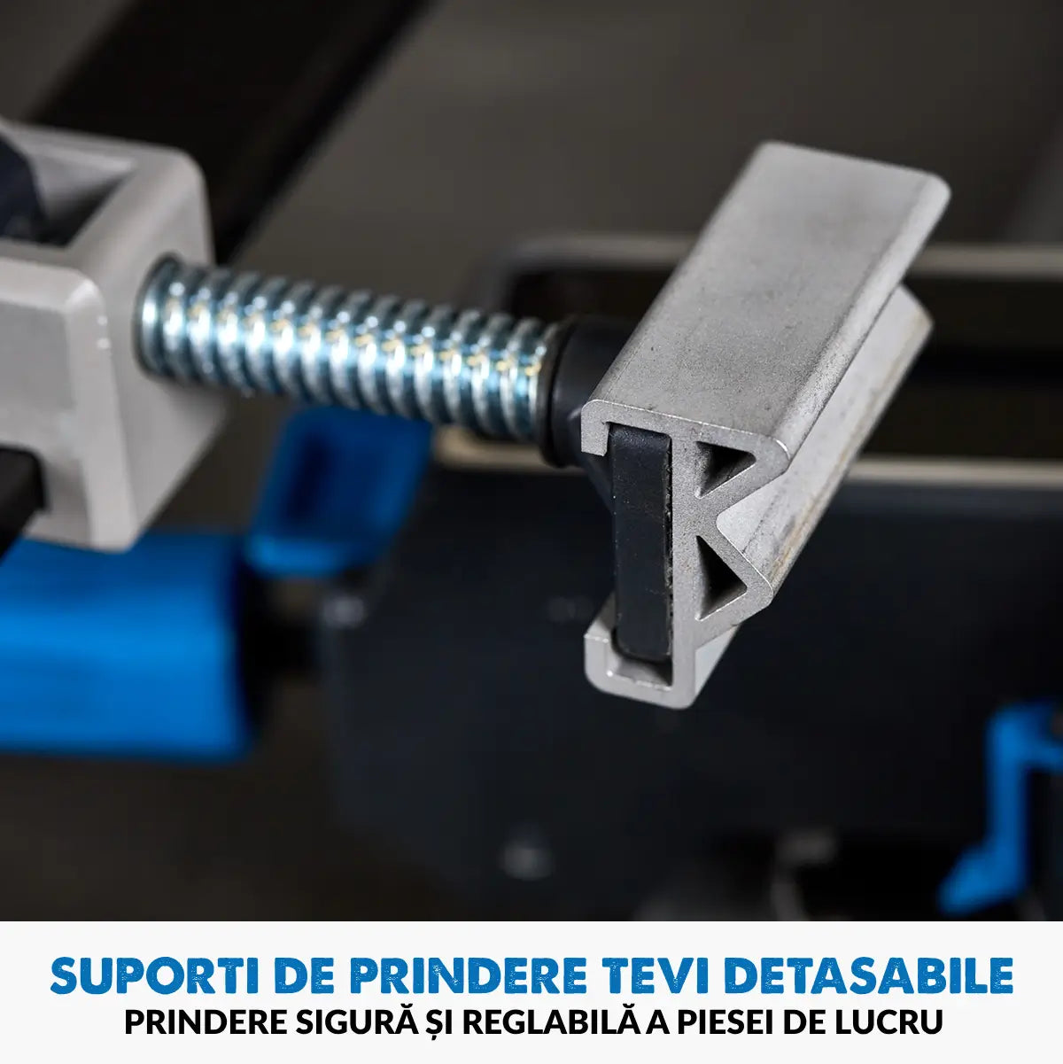 Pachet fierastrau circular stationar debitator de metal Evolution S355MCS cu disc de taiere de 355mm 2200W + suport