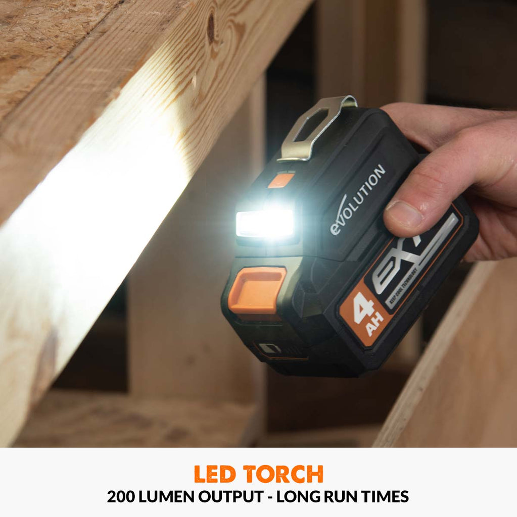 Adaptor USB cu lanterna pentru acumulatori Evolution