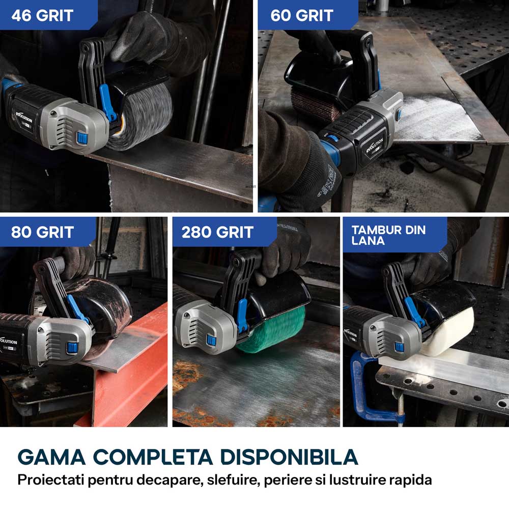 Rola din lana pentru lustruire Evolution pentru masini de satinat 120 x 100mm