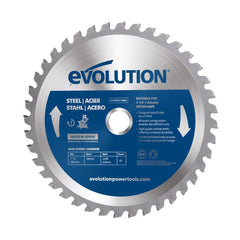 Panza circular pentru taiat otel, pentru fierastraie circulare stationare Evolution 185mm, Ø185 x 20 mm, 40 de dinti TCT