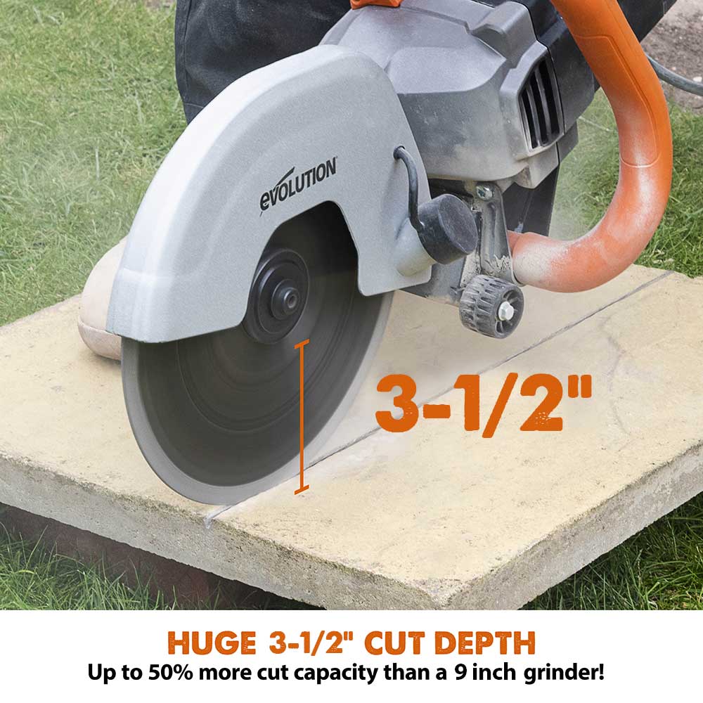 Disc diamantat segmentat multifunctional pentru masini de taiat, Evolution Ø230 x 22.2 mm