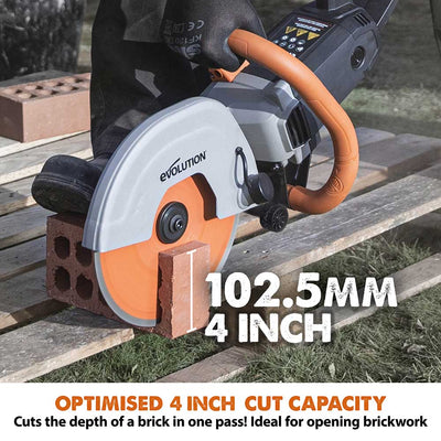 Disc Premium diamantat segmentat multifunctional, pentru masinile de taiat Evolution 255mm, Ø255 x 22.2 mm