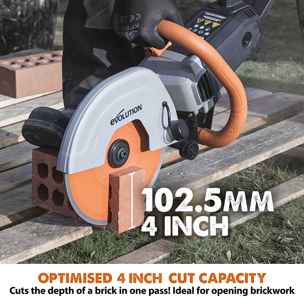 Disc Premium diamantat segmentat multifunctional, pentru masinile de taiat Evolution 255mm, Ø255 x 22.2 mm