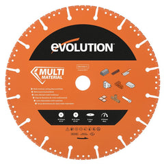 Disc diamantat segmentat multifunctional pentru masini de taiat beton, Evolution Ø255 x 22.2 mm