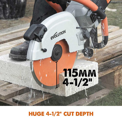 Disc Premium diamantat segmentat multifunctional, pentru masinile de taiat Evolution 300mm, Ø300 x 25.4 mm