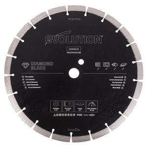 Disc diamantat multifunctional, pentru masinile de taiat Evolution 300mm, Ø300 x 22.2 mm, 21 dinti