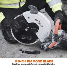 Disc diamantat multifunctional pentru masini de taiat beton, Evolution Ø300 x 22.2 mm, 21 dinti