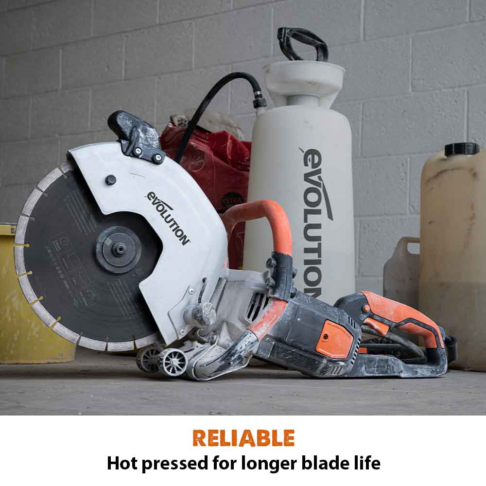 Disc diamantat multifunctional pentru masini de taiat beton, Evolution Ø300 x 22.2 mm, 21 dinti