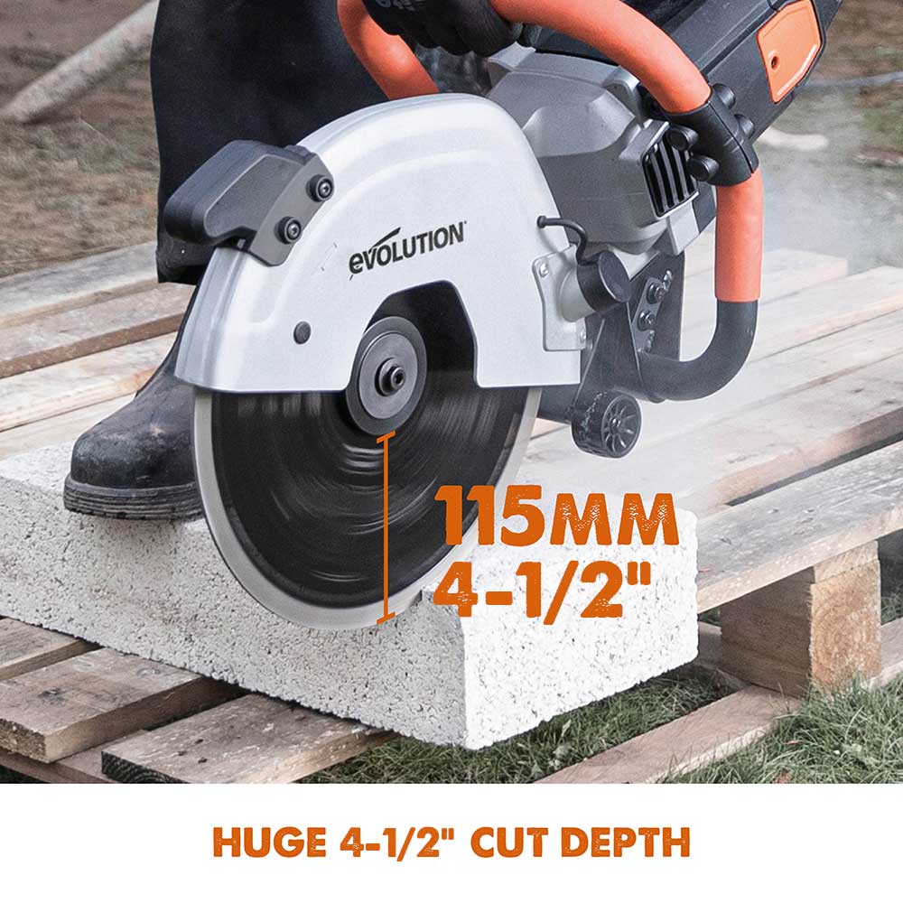 Disc diamantat multifunctional pentru masini de taiat beton, Evolution Ø300 x 22.2 mm, 21 dinti