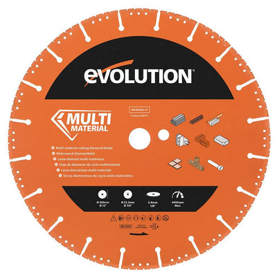 Disc diamantat segmentat multifunctional, pentru masinile de taiat Evolution 350mm, Ø350 x 22.2mm