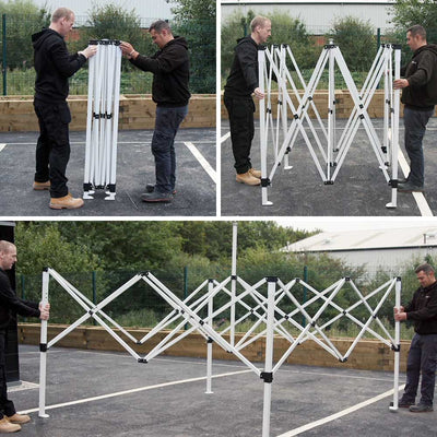 Pavilion patrat extensibil de lucru Evolution 3x3m