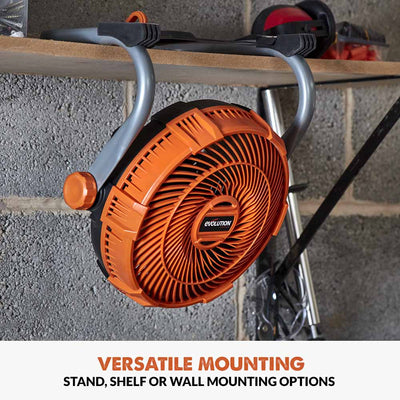 Ventilator industrial pe acumulator, 240mm 360⁰ Evolution R240FAN-Li 18V Li-Ion EXT (fara acumulator)