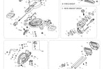 Evolution R185SMS-Li Fierastrau glisant de taiere in unghi Piese de schimb
