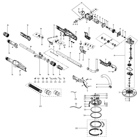 Evolution R225DWS Slefuitor pentru gips-carton Piese de schimb
