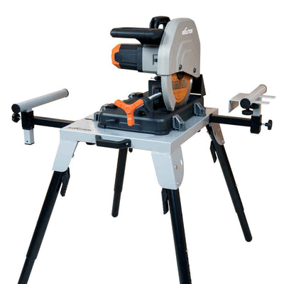 Pachet fierastrau debitat R355CPS de 355 mm cu panza TCT multimaterial + stand