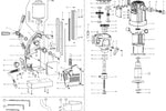 Evolution EVOMAG42 Masina de gaurit magnetica Piese de schimb (corp principal)