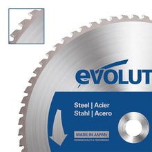 Panza circular pentru taiat otel, pentru fierastraie circulare Evolution 230mm, Ø230 x 25.4 mm, 48 de dinti TCT
