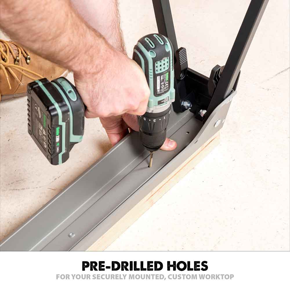 Set doua capre pliabile din otel Evolution (1000kg)