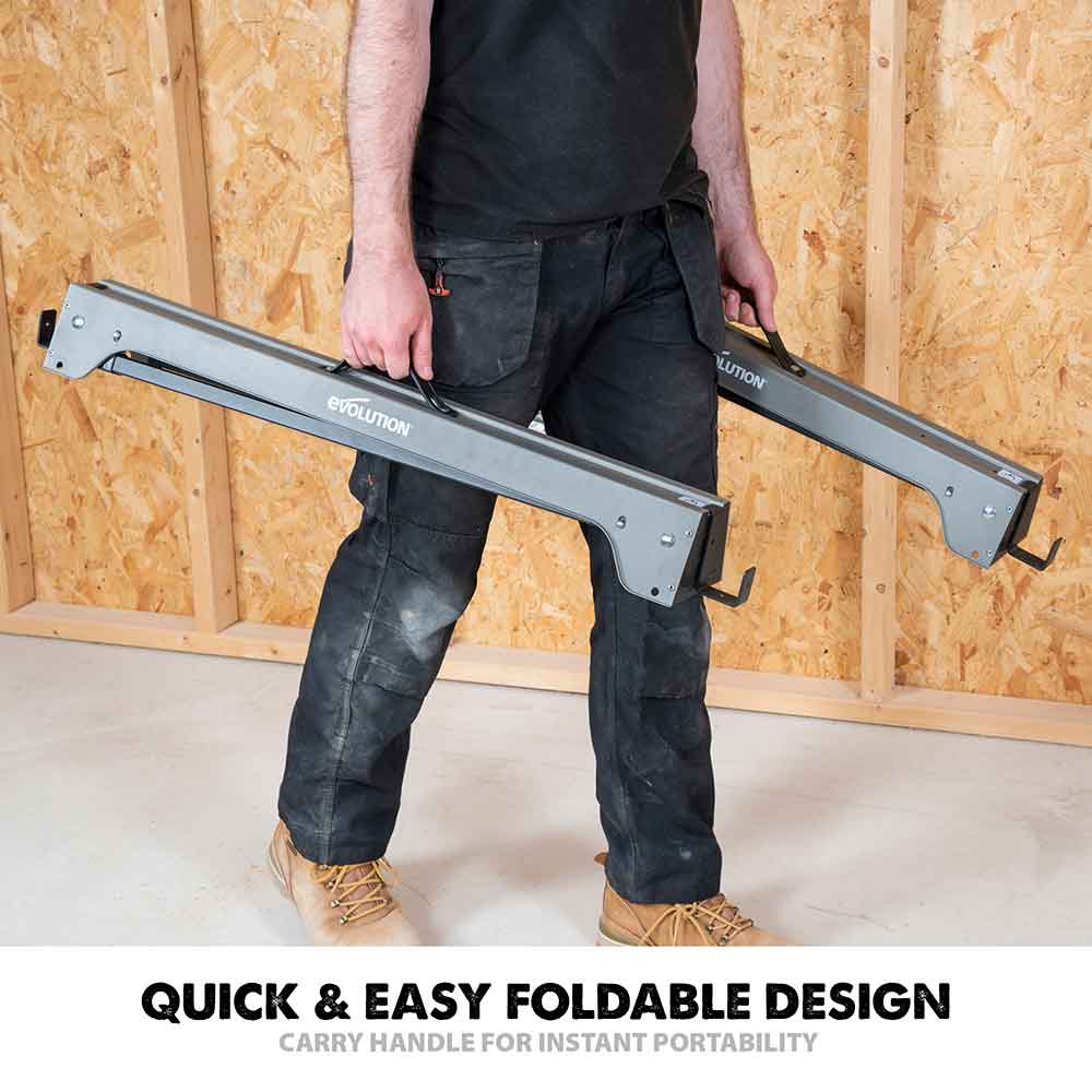 Set doua capre pliabile din otel Evolution (1000kg)